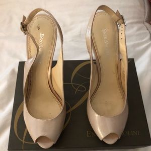 Enzo Angiolini peep toe pumps